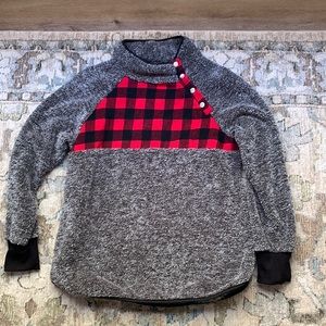 Fleece Quarter Snap Pullover